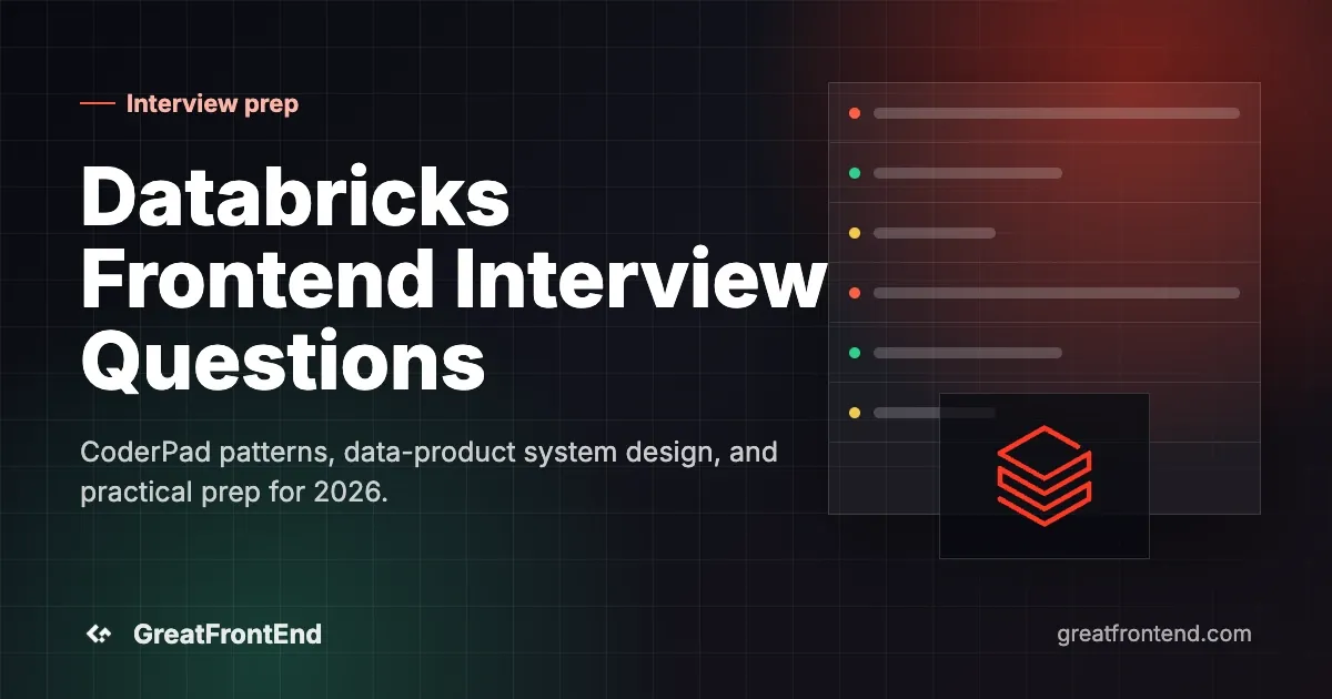 Databricks Frontend Interview Questions: Prep Guide for 2026
