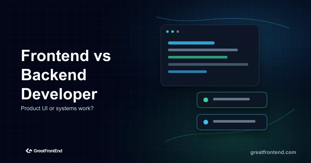 Frontend vs Backend Developer in 2026: Which Career Path Wins?