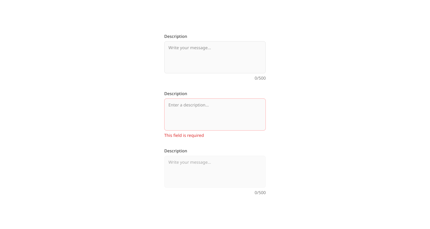 Design System: Text Area Component | jgerard | Textarea Component ...