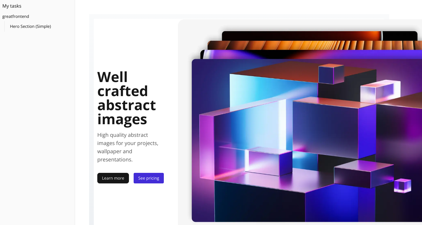 test submissions with tailwind and next js | Leni | Hero Section ...