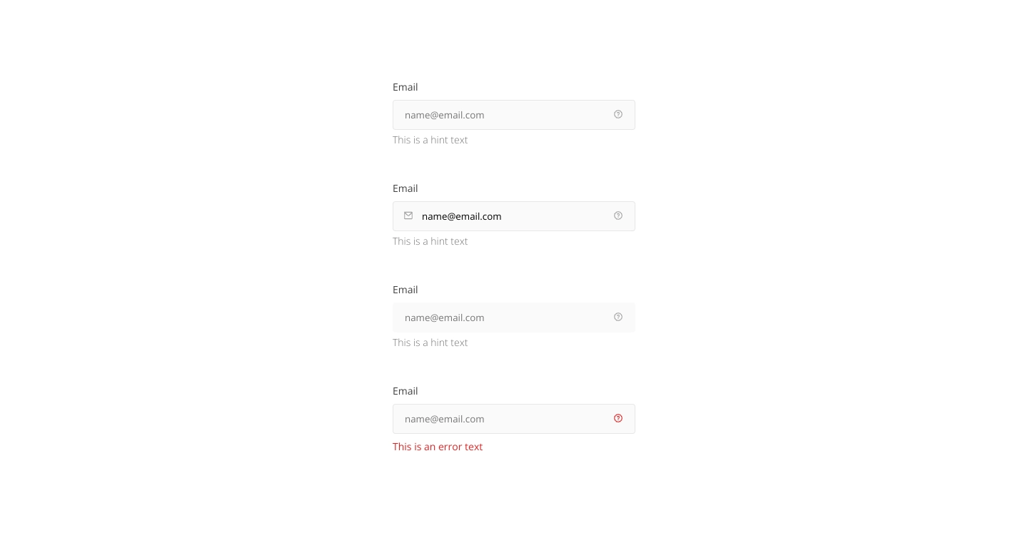 Text Input Component Responsive Solution using React and Vite | yash ...