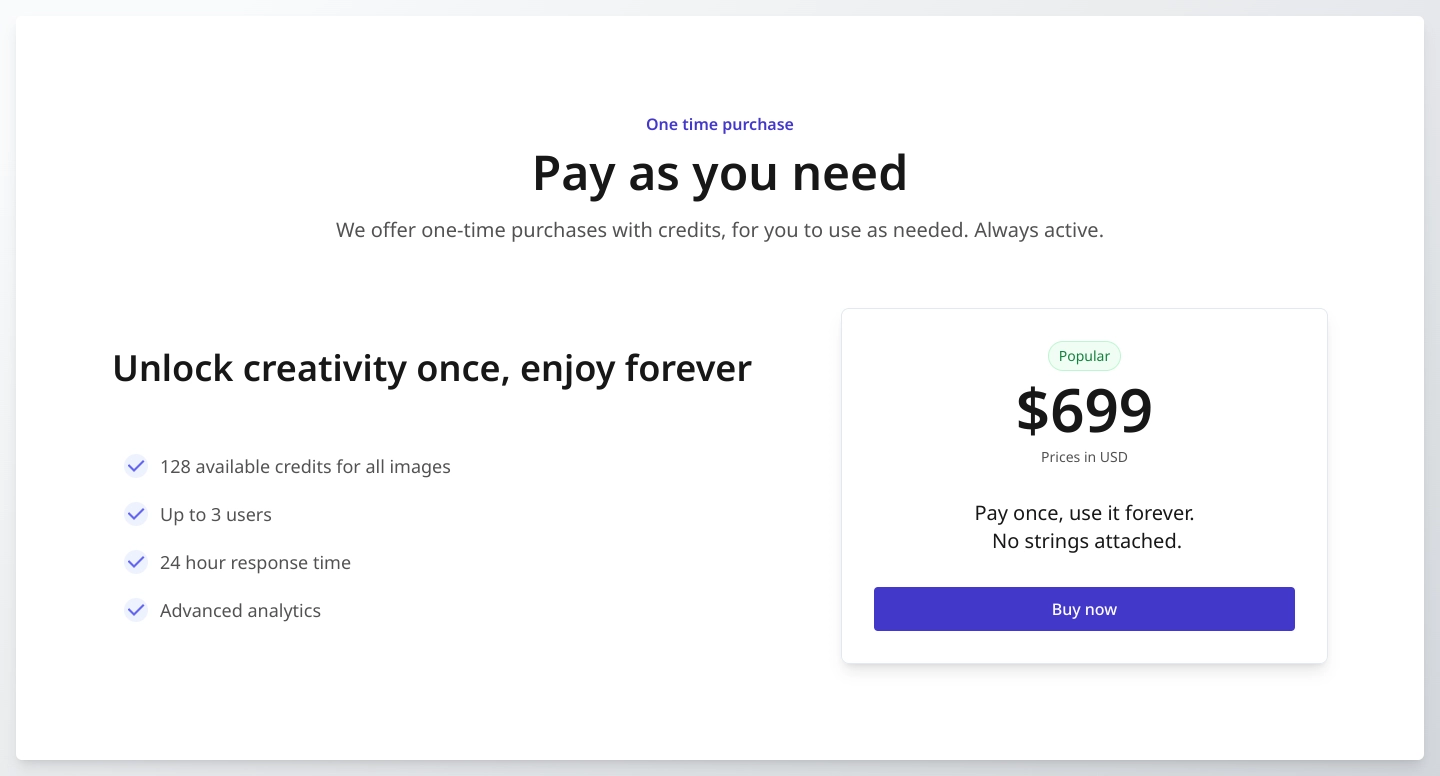 Responsive solution with React and Tailwind | mholmk | Pricing Section ...