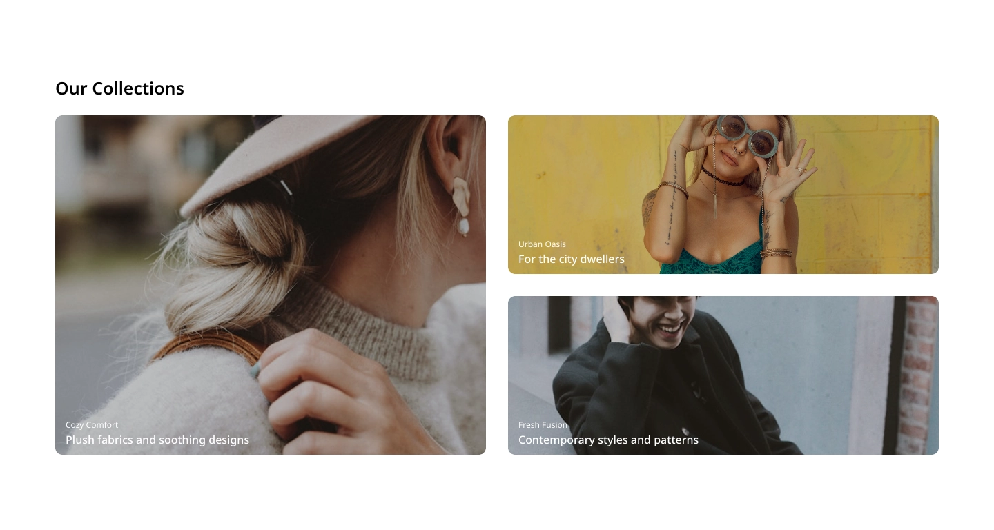 Create Responsive Grid Collections Grid Section with HTML, CSS, & JS ...