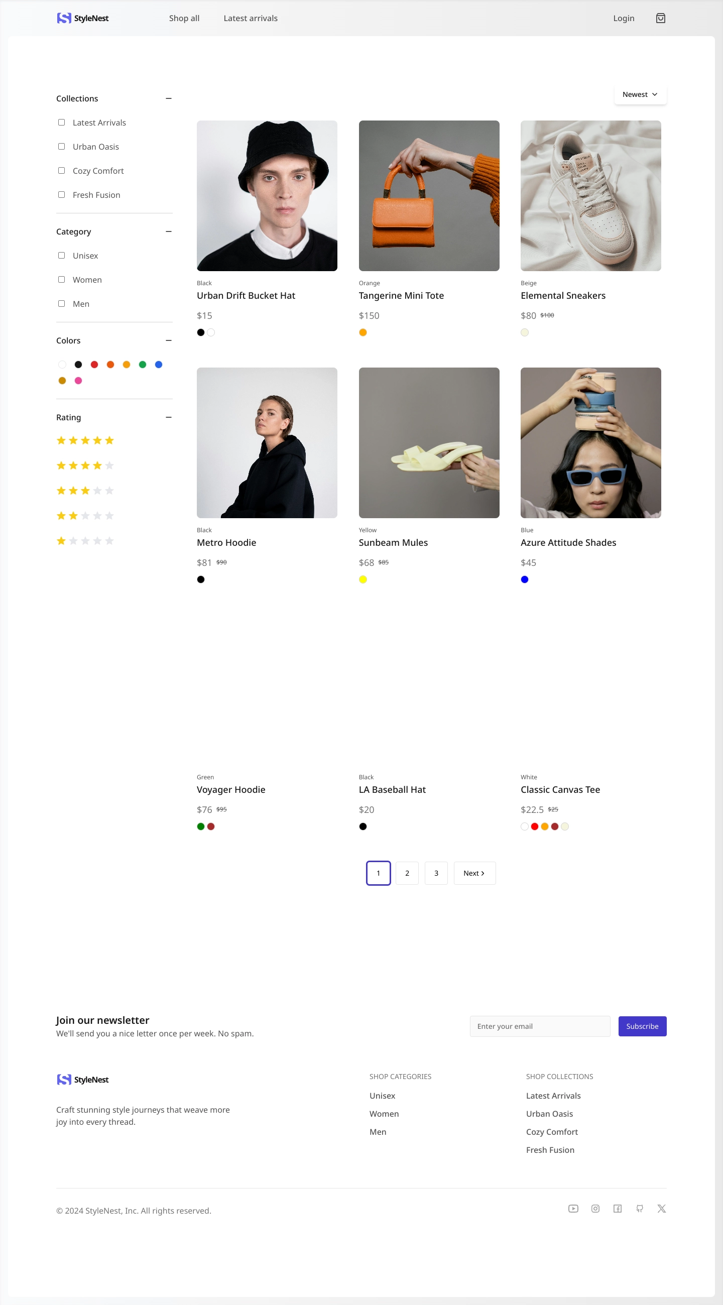 Product Listing Section solution | unitedstatesofcode | Product Listing ...