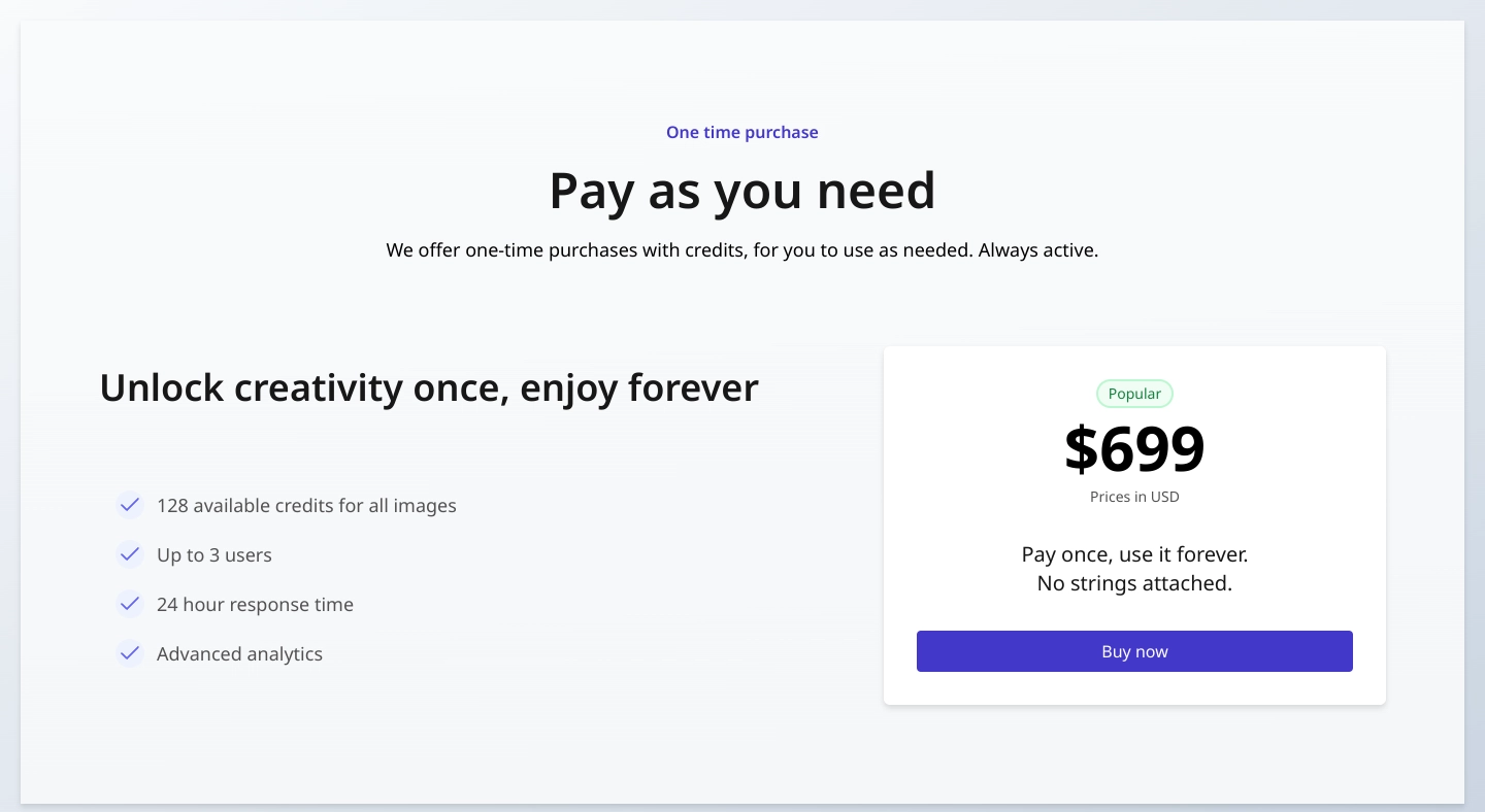 A Solution for Pricing Section (Single) with HTML and Tailwind | bytswe ...