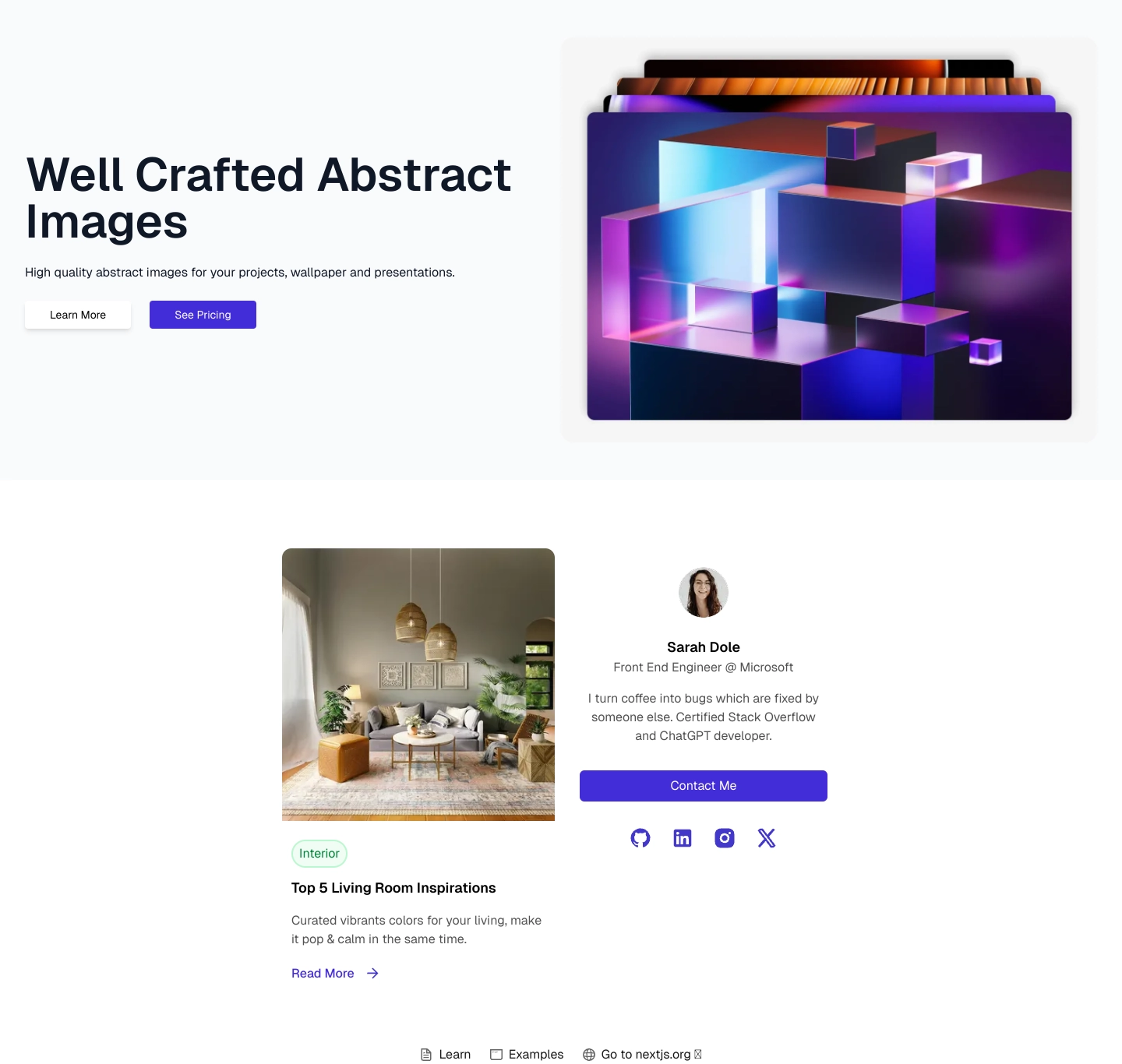 Responsive Hero Section w/ Next and Tailwind | AHBarnes | Hero Section ...
