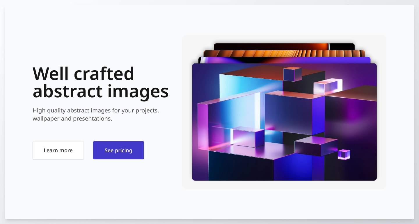 Responsive HeroSection using Tailwind, React and TypeScript. | mholmk ...