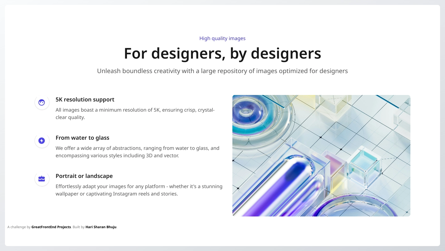 Responsive solution with TailwindCSS - Feature Section | harryDEV ...